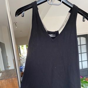 Set of 2 Tank Tops - Black/White